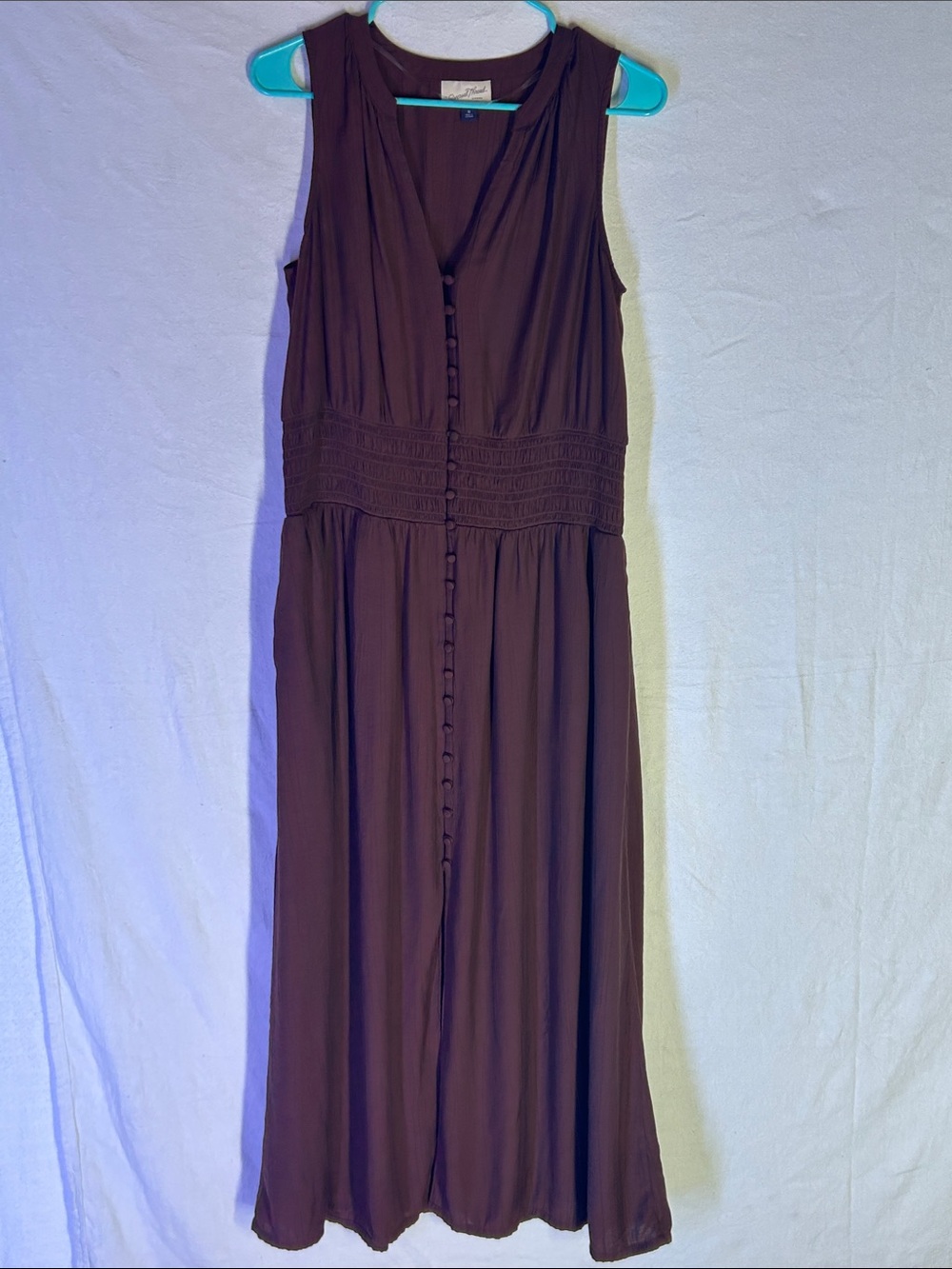 Universal Thread Sleeveless Maxi Dress in Plum